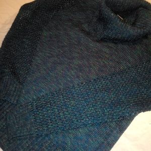 OSO Casuals Green Cowl Neck Sweater Sz Lg
